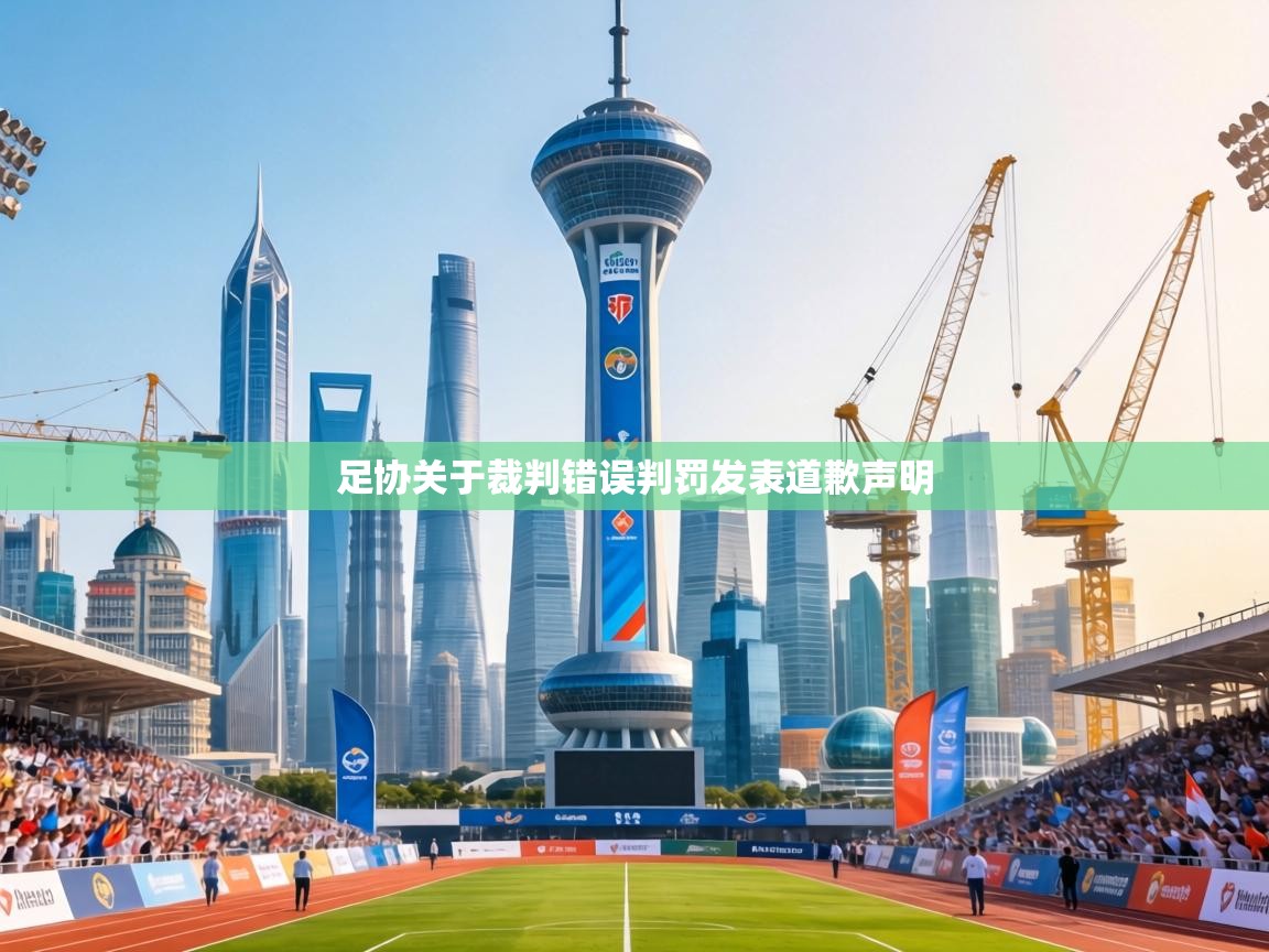 足协关于裁判错误判罚发表道歉声明